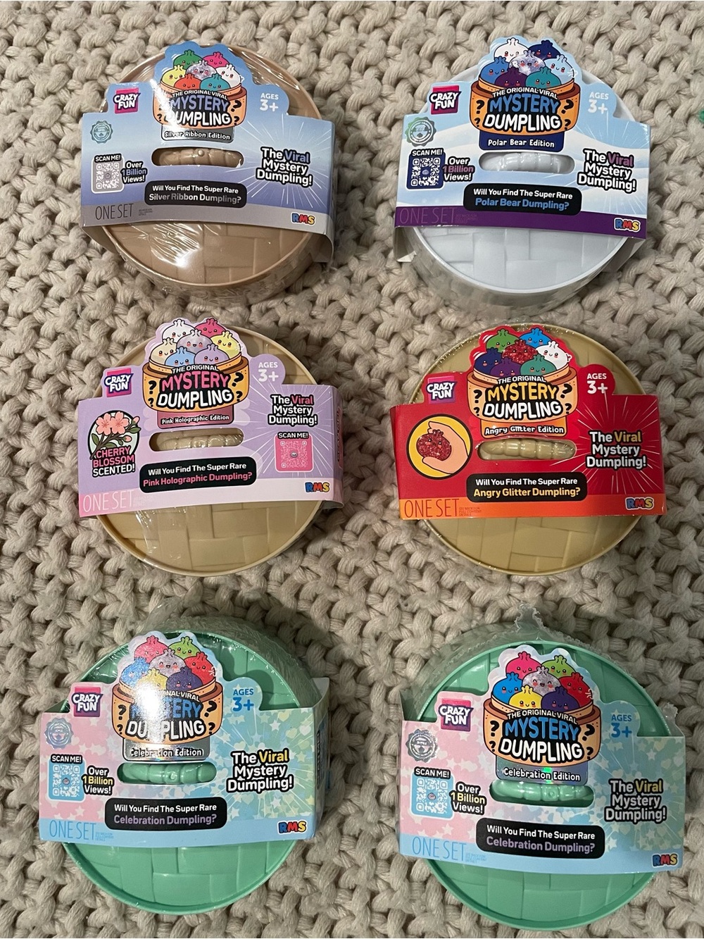 6 sealed RMS dumplings